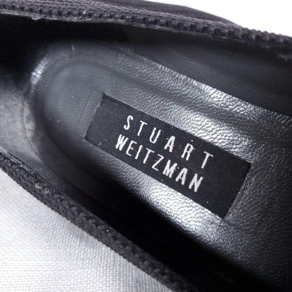 Stuart Weitzman square toe textured tassel loafers - Picture 10 of 10